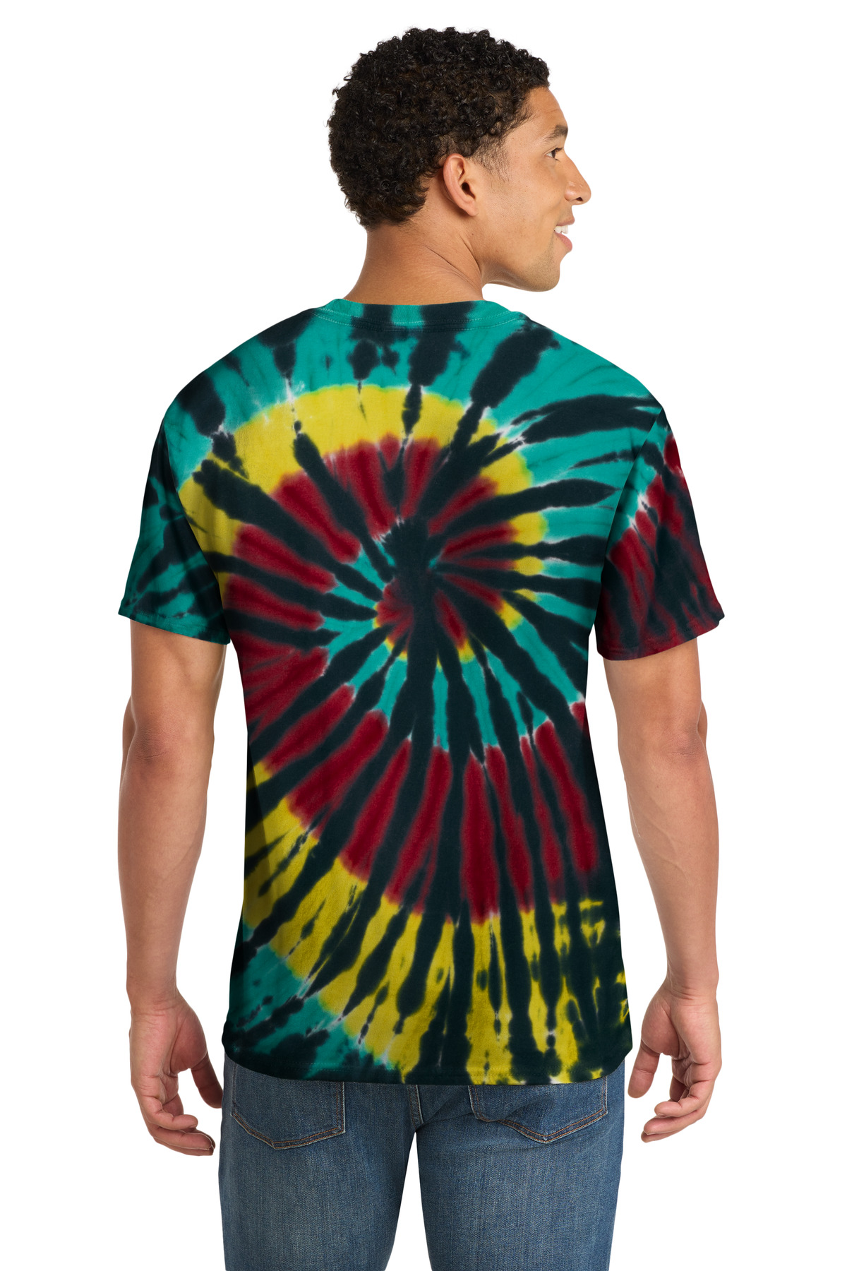 Port & Co Tie-Dye Tee. PC147 108