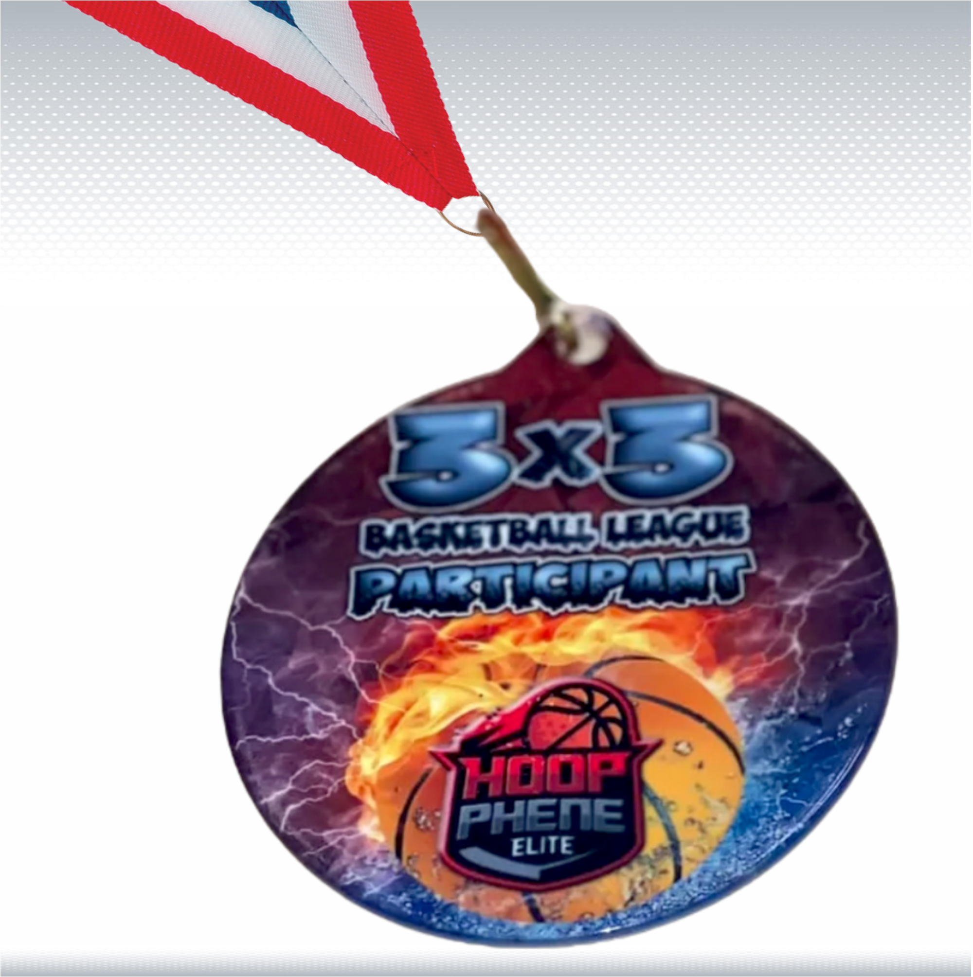 2 3/4" Full Color Sublimation Medal (White base medal) 9