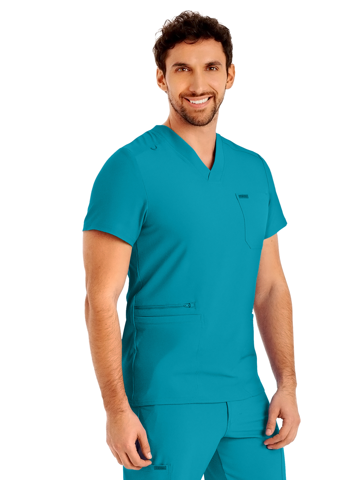 Landau - Forward - Men's Four-Pocket Back Yoke V-Neck Top 7