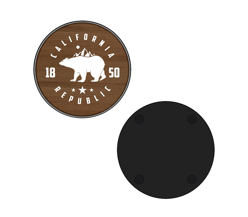 Wireless Walnut Charger, 15W 5