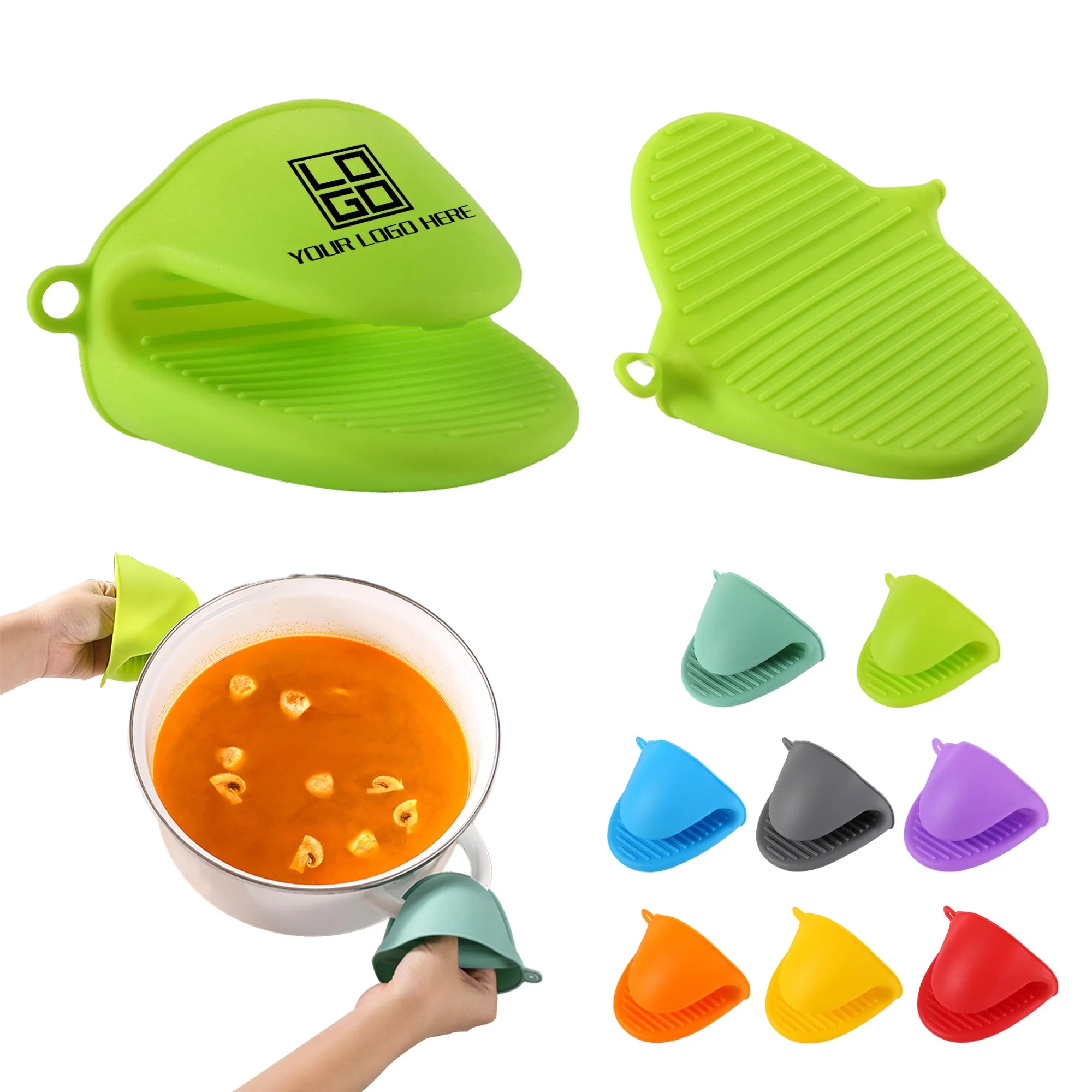 Silicone Finger Heat Insulation Glove Clip