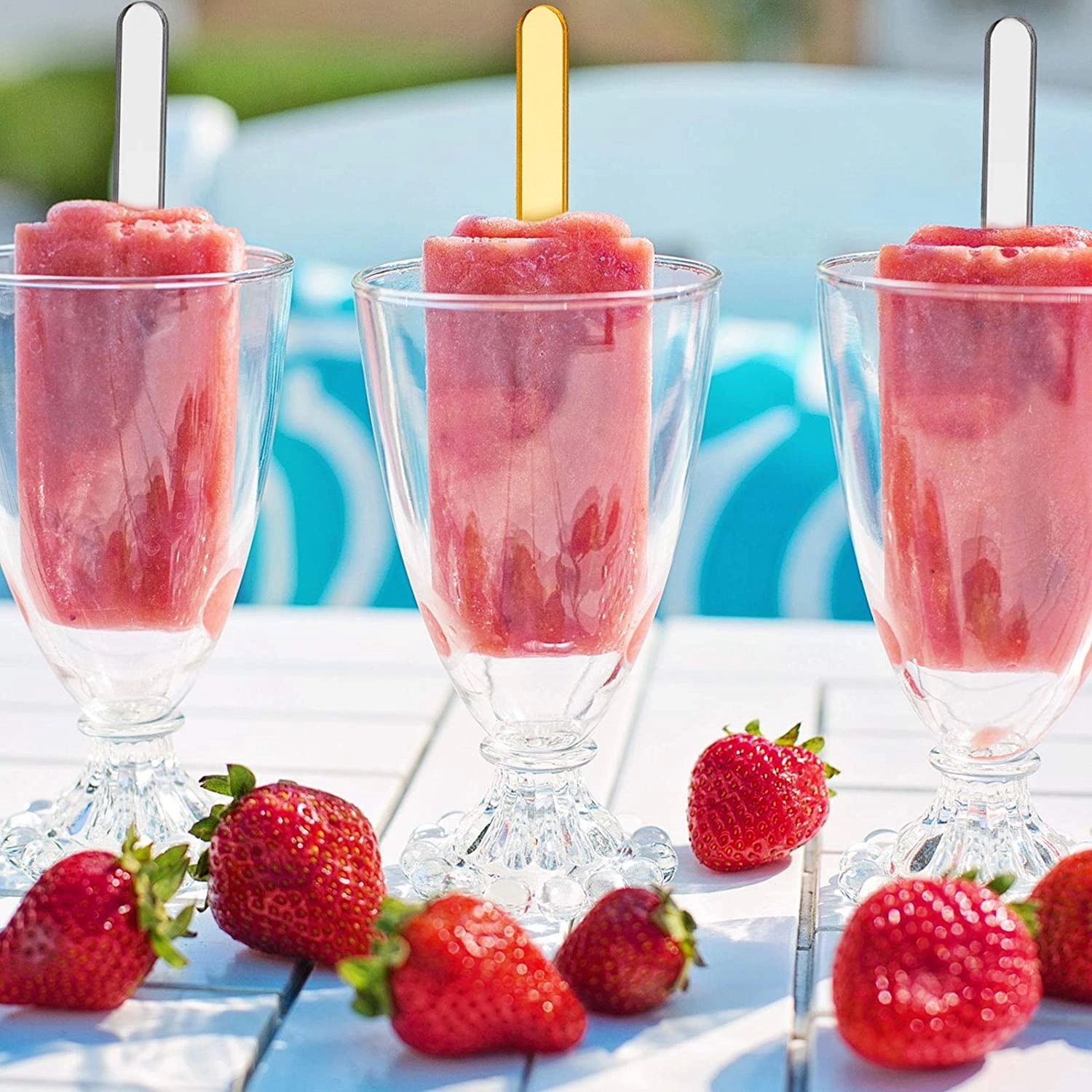 Acrylic Ice Cream/cake Popsicle Sticks decoration 6