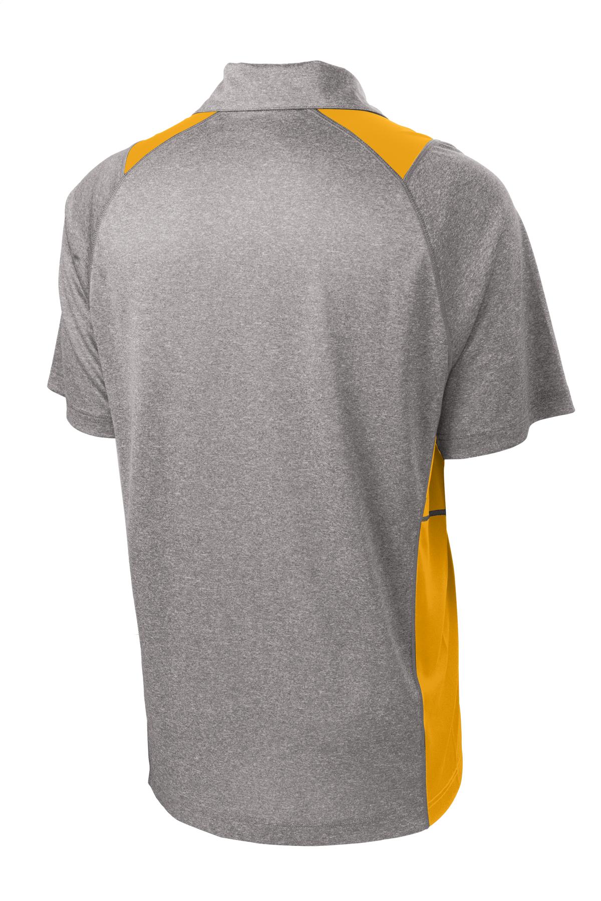 Sport-Tek® Heather Colorblock Contender Polo 6