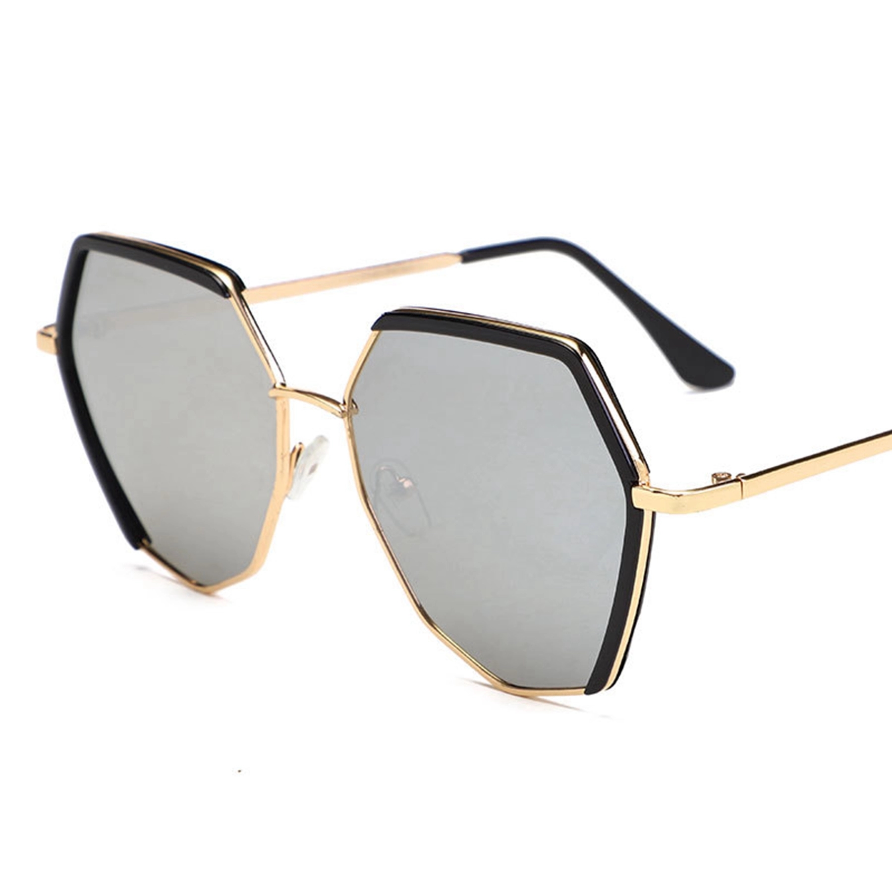 Polygon Frameless Big Frame Sunglasses 10
