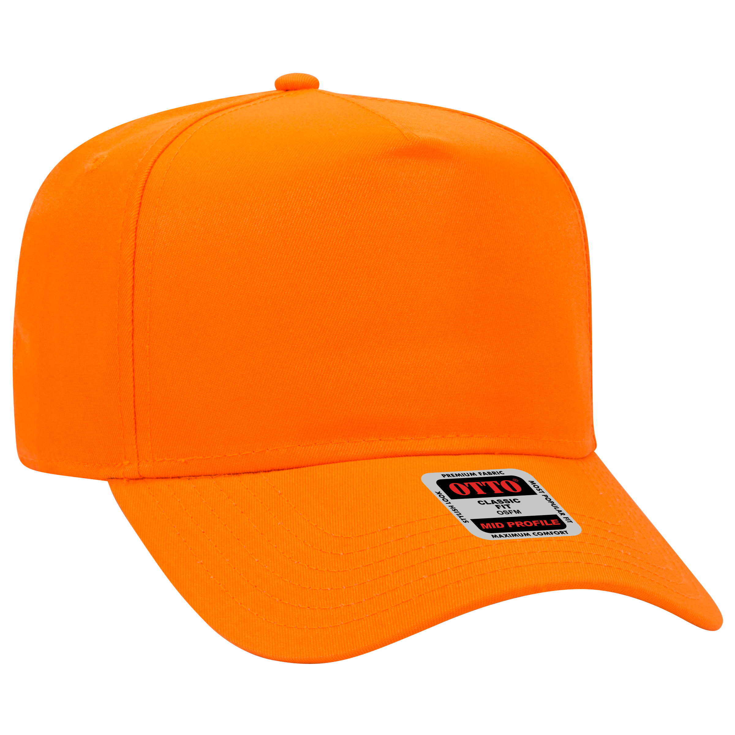 OTTO CAP® 5 Panel Mid Profile Baseball Cap 8