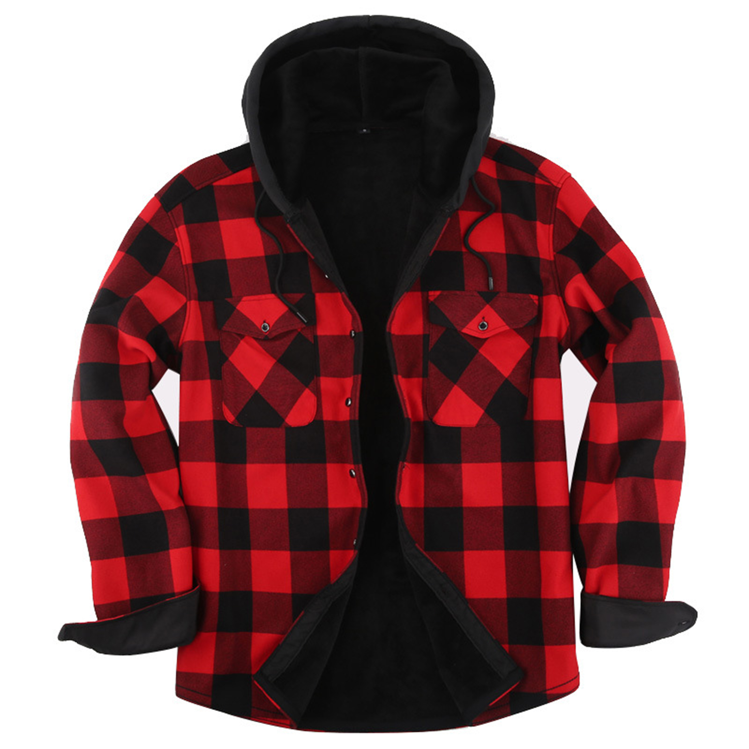 Casual Padded Warm Plaid Jacket 1
