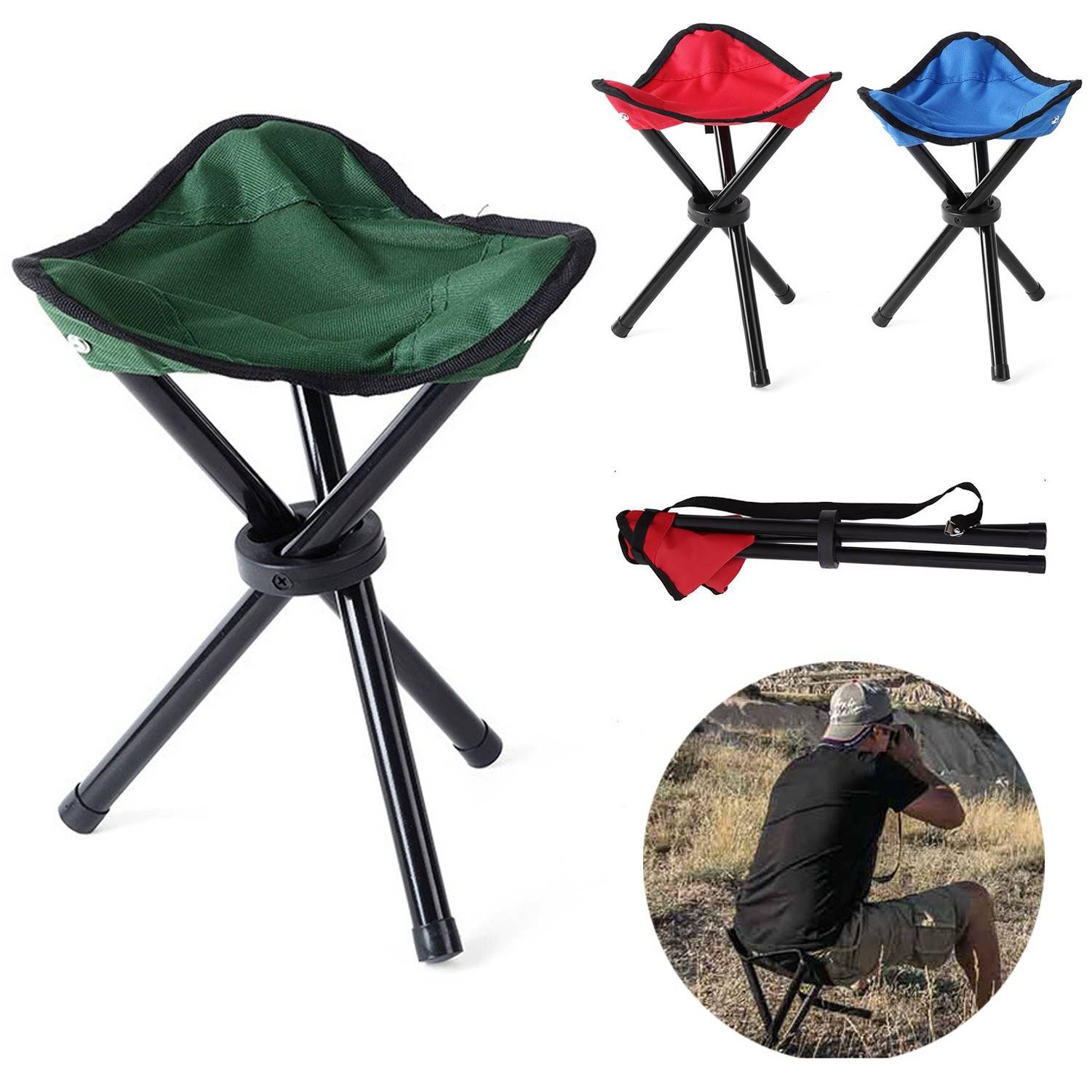Portable Folding Mini Triangle Stool 2