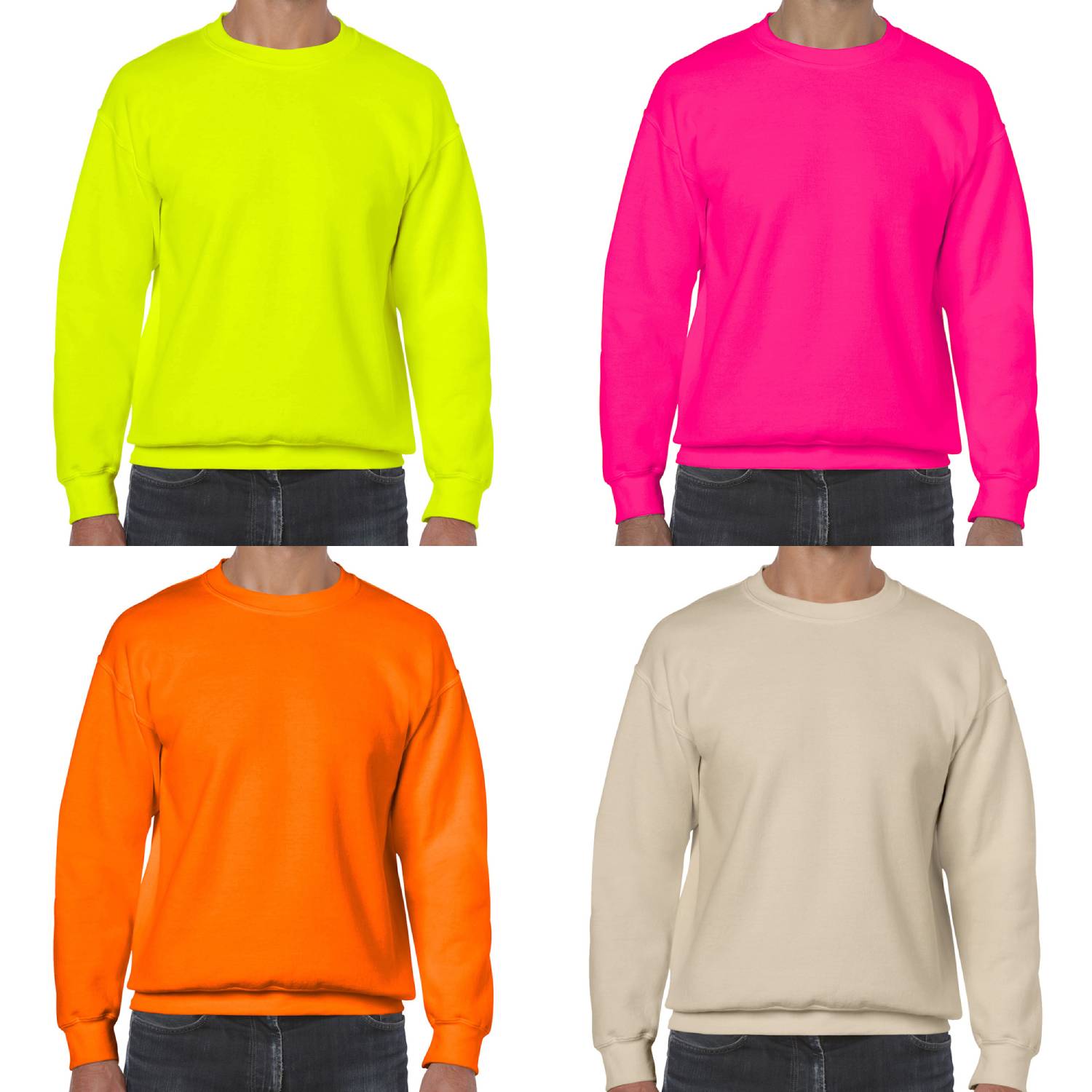 Adult 7.75 oz. Cotton Blend Crewneck Sweatshirt 4