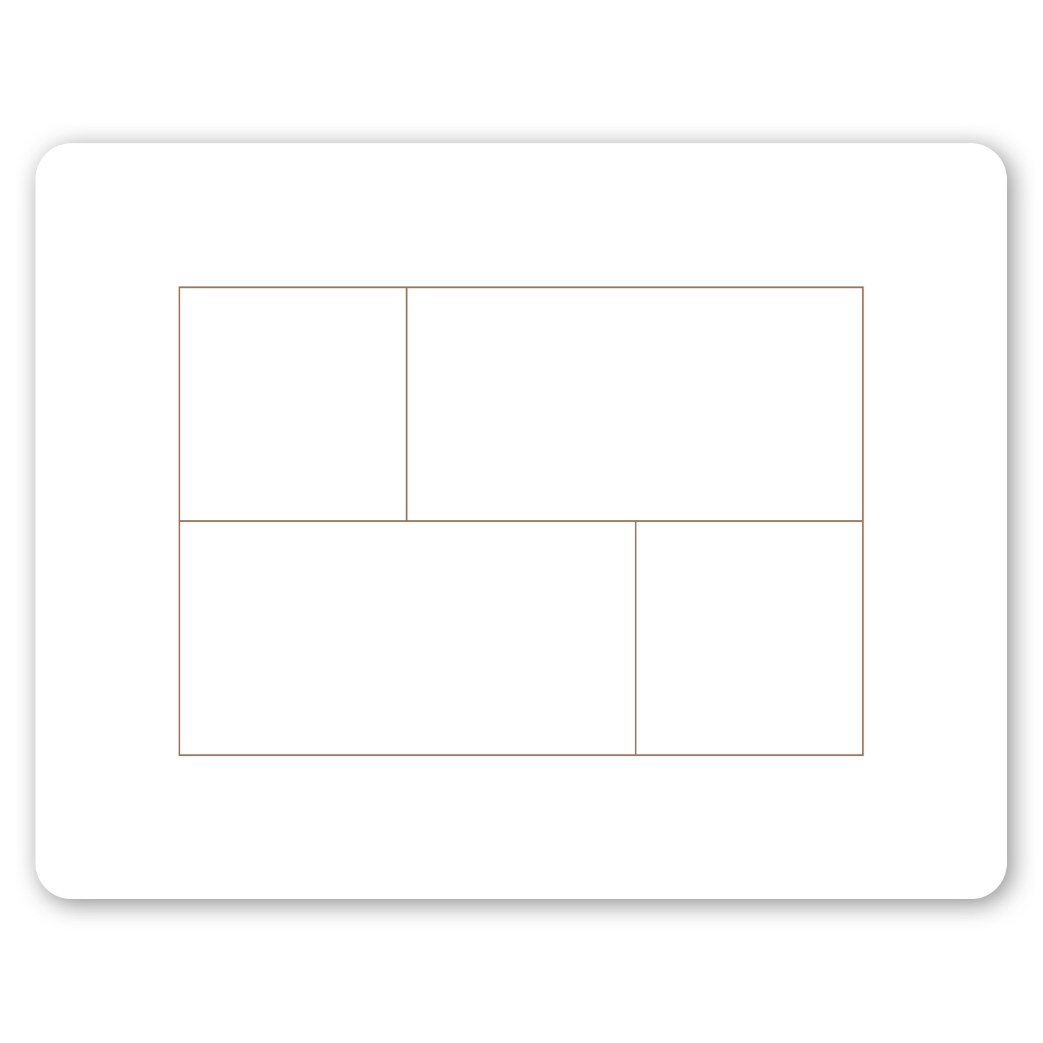 Picture Frame w/ 4 Message Magnets 1