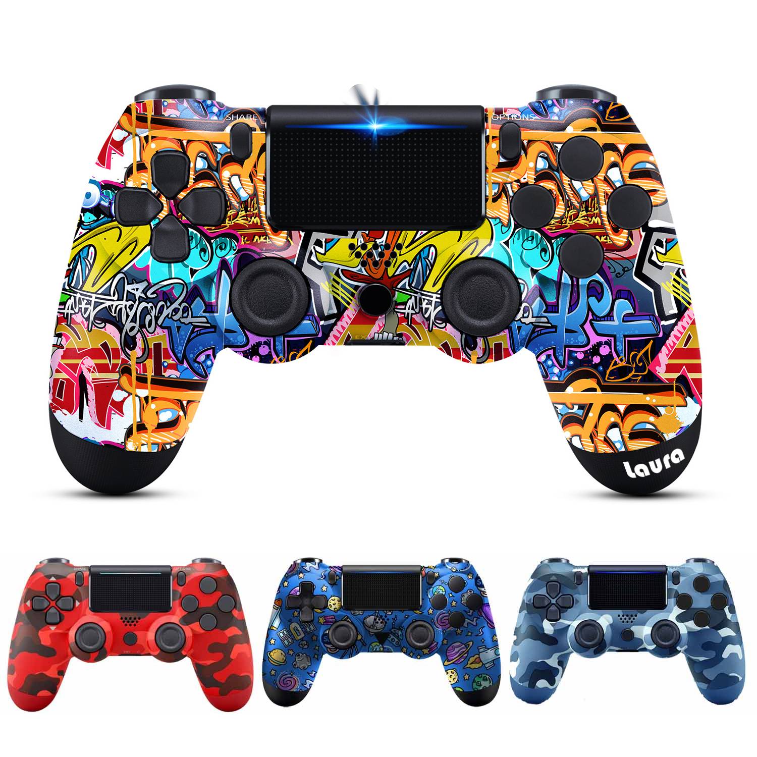 PS4 gamepad dual motor 6 axis P4 with tooth controller 1