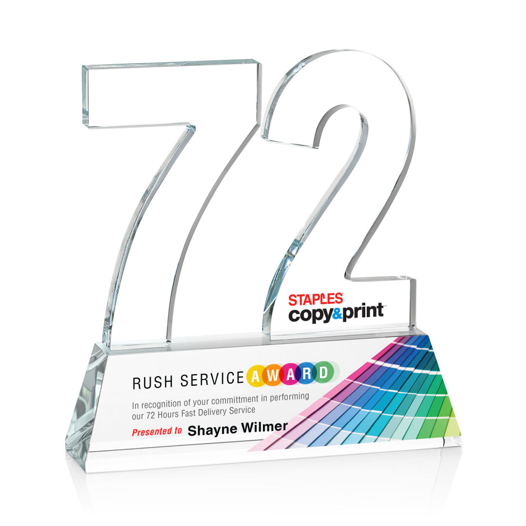 Milestone Optical VividPrint™ Award - Clear 11