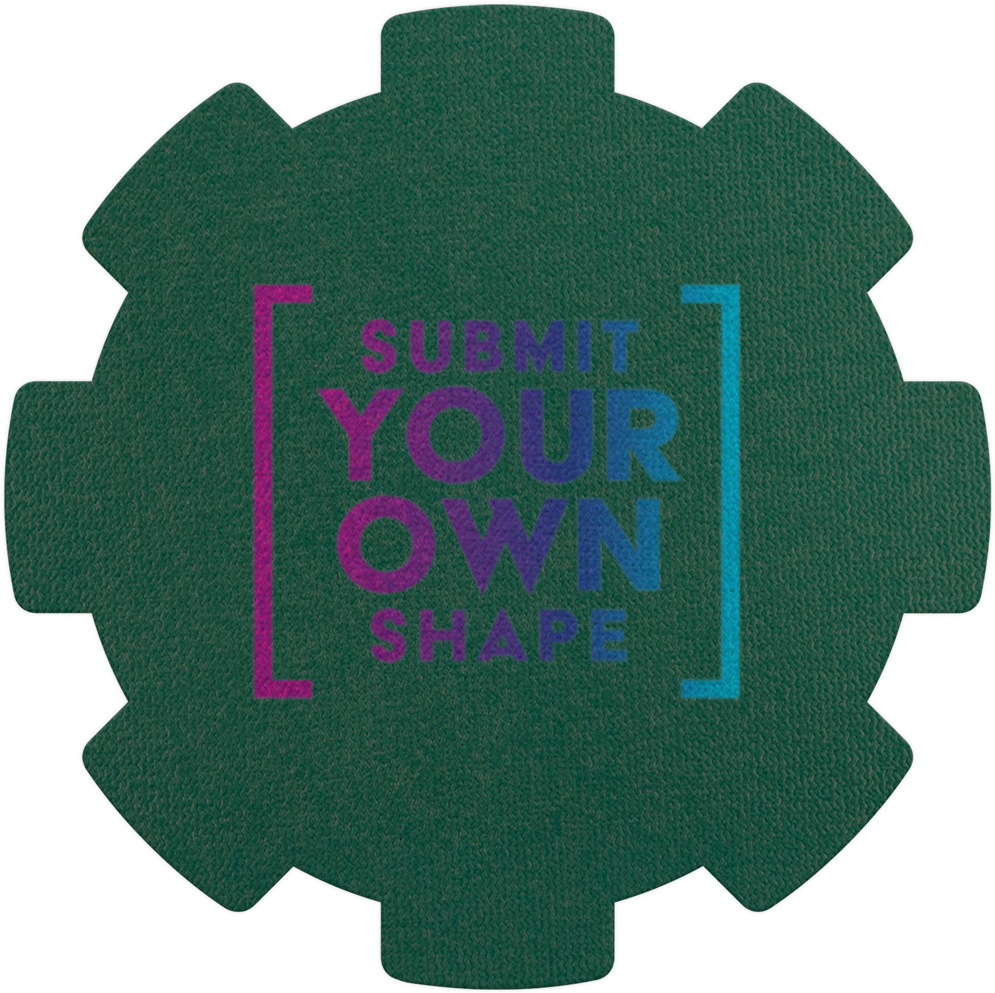 Coaster Grip-It 16 sq in (Color) (Custom Shape Description) Digital Print 6