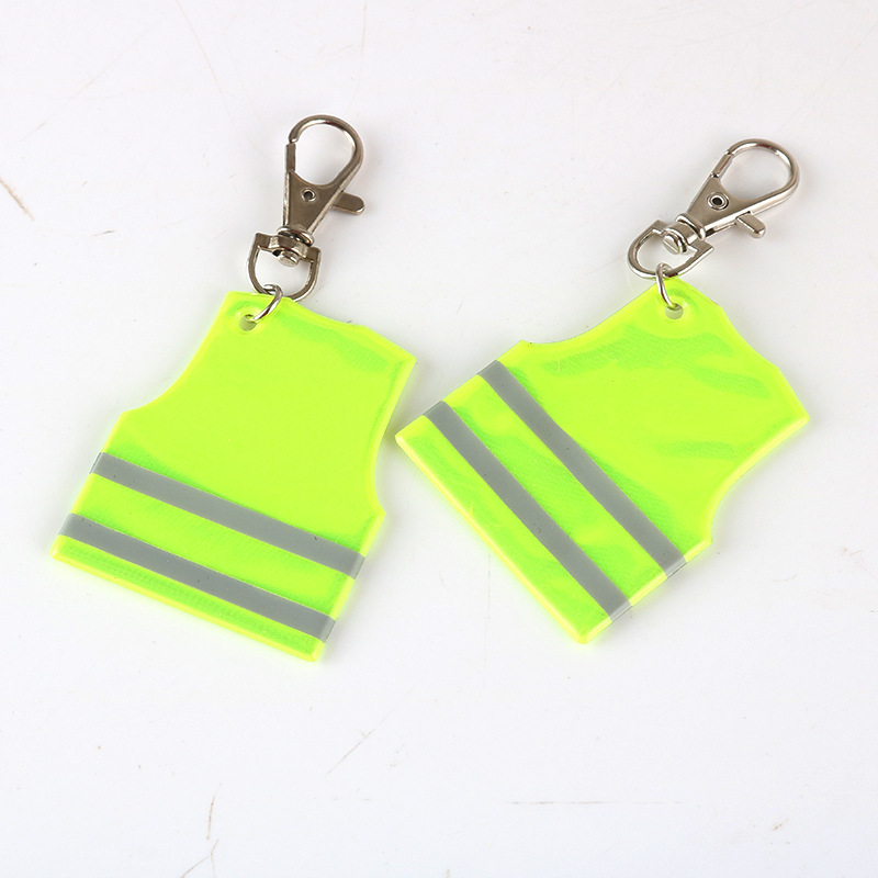 Reflective Safety Vest Keychain 1