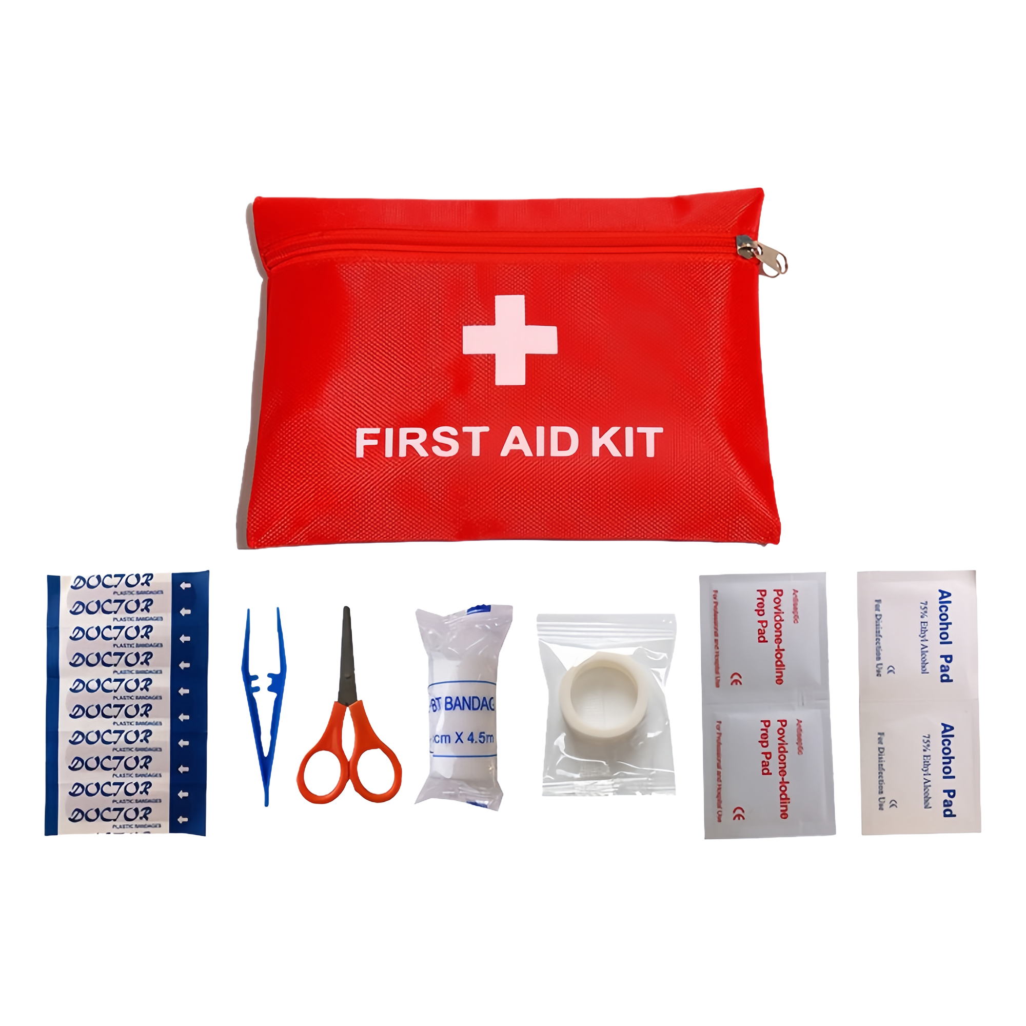 8-Piece First Aid Kit Set - Portable Emergency Medical Rescue Kit for Outdoor Travel Home Use 3