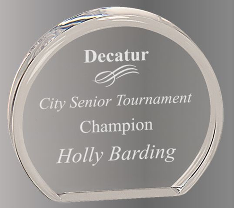Regis Round Acrylic Award