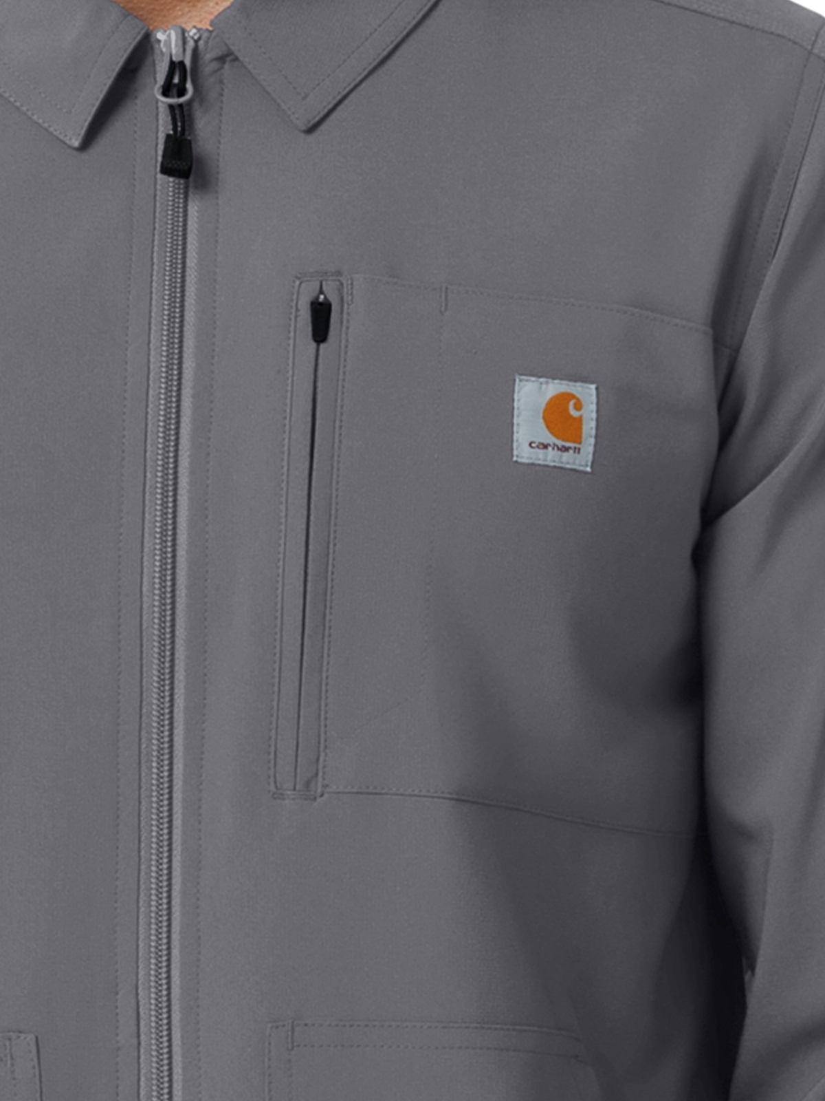 Carhartt Scrubs - Force Cross-Flex - Men's Six-Pocket Lightweight Scrub Jacket 7