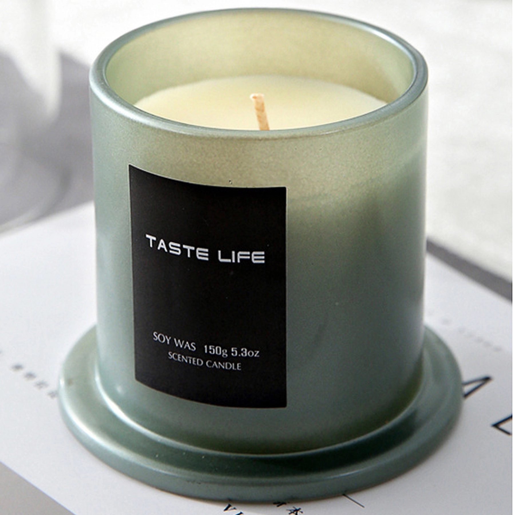 Glass Smokeless Scented Candle 3