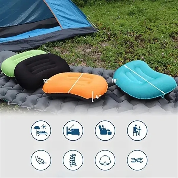 Inflatable Outdoor Pillow Portable Foldable Travel Cushion 5