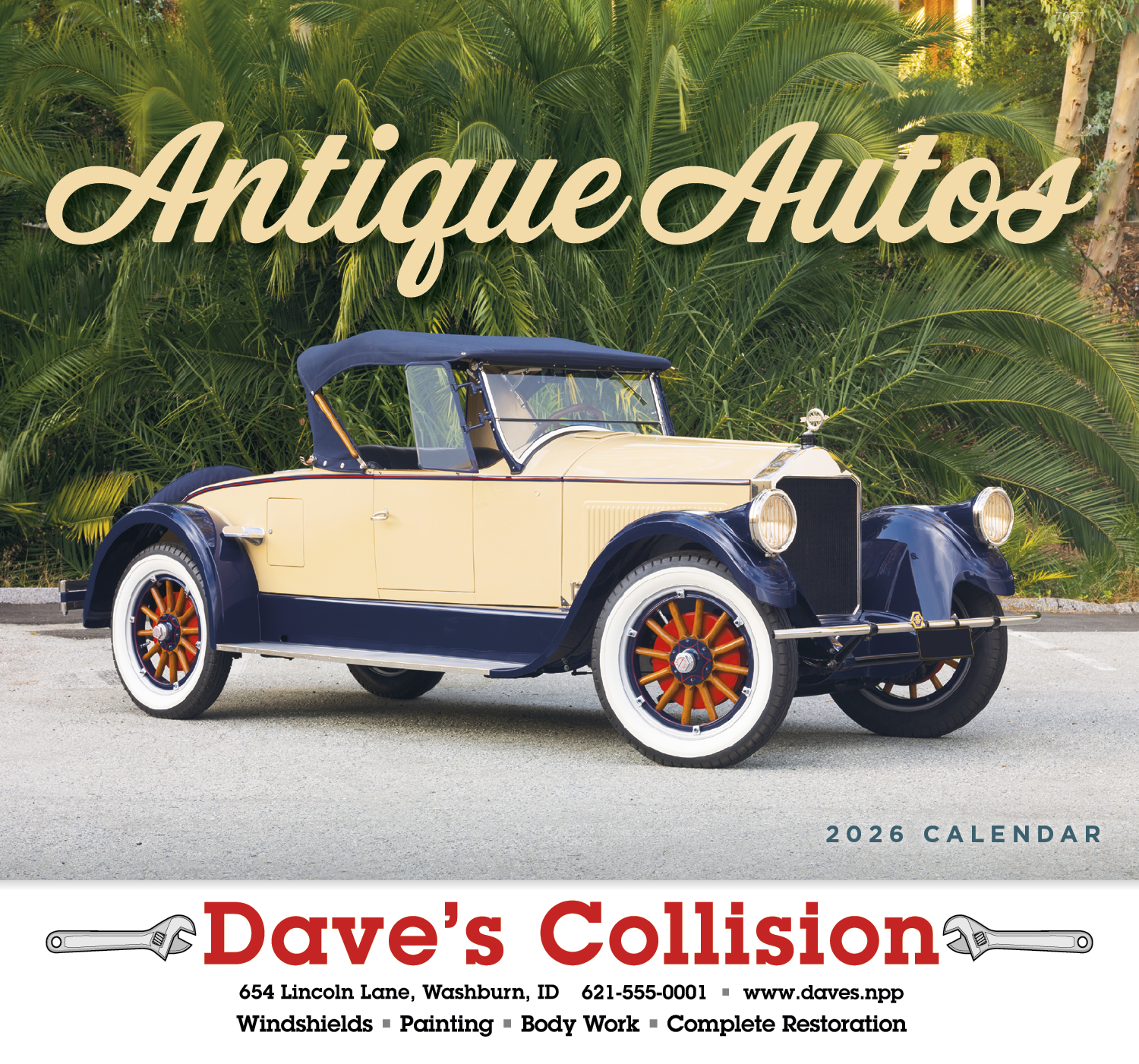 Good Value™ Antique Autos Calendar 7