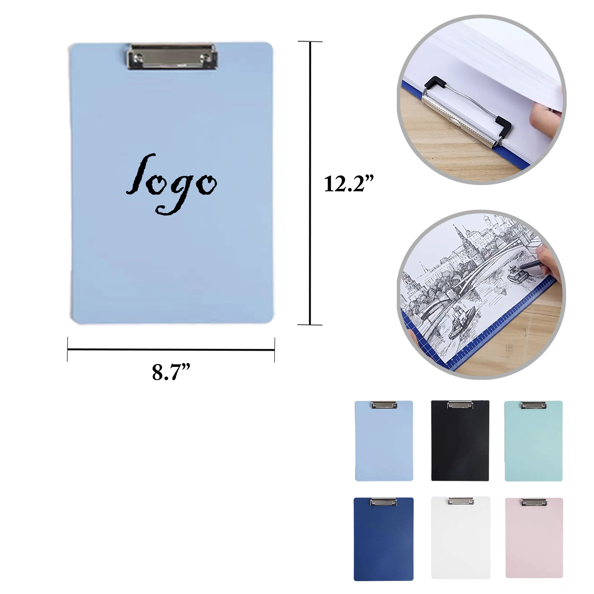 MOQ50 A4 Clipboard For Wall Mounting 4