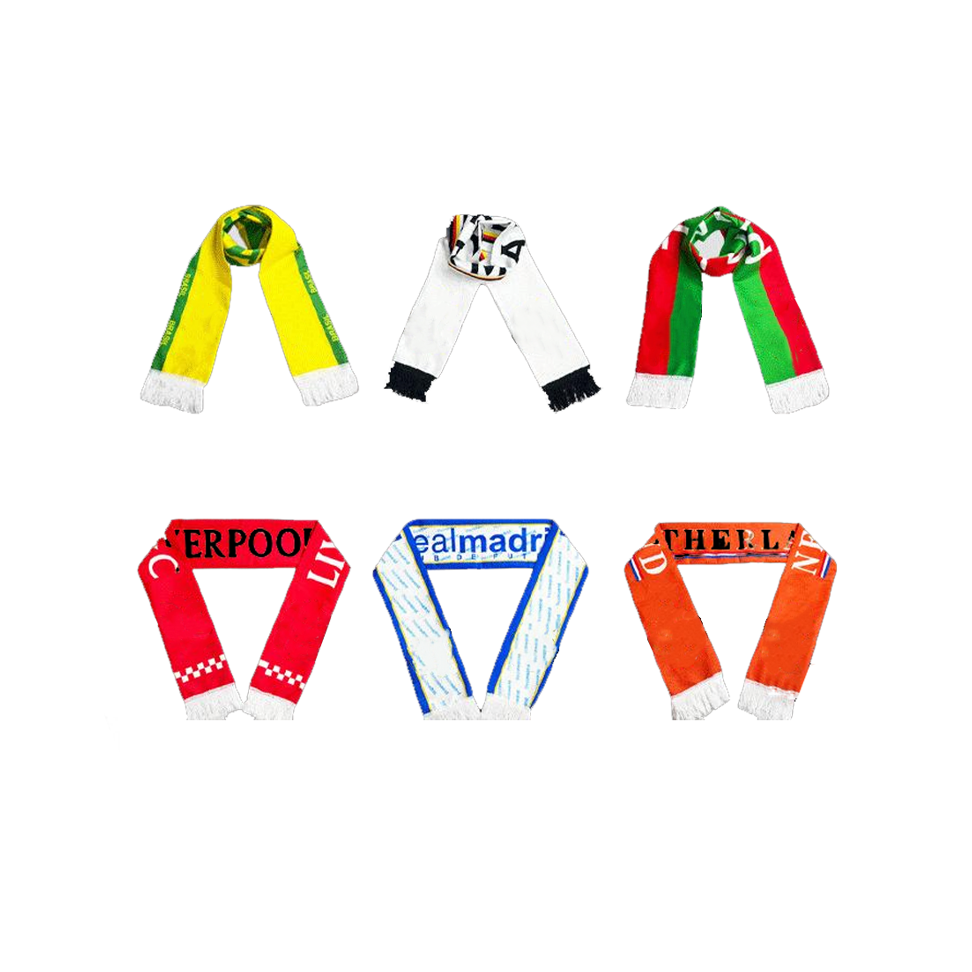 MOQ 50 Elastic Plush Cheering Scarf for Sporting Events 4