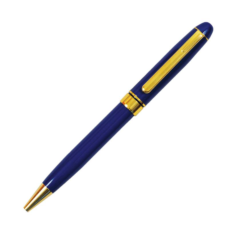 Saxon-II Luxury Ballpoint Pen with Gold Accents 1
