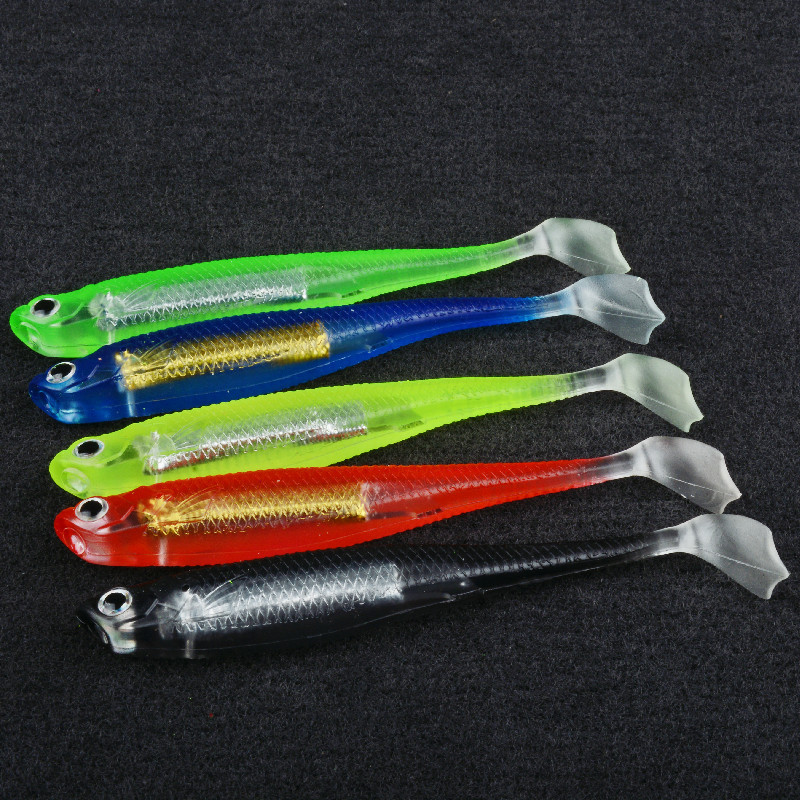 Fish Paddle Tail Swim baits Soft Fishing Lures for Bass Fishing 8