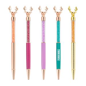 Diamond Dear Head Metal Pen 2