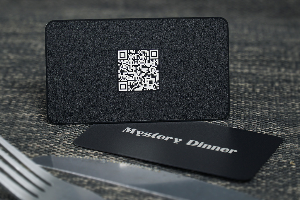 Black Metal Business Cards 20
