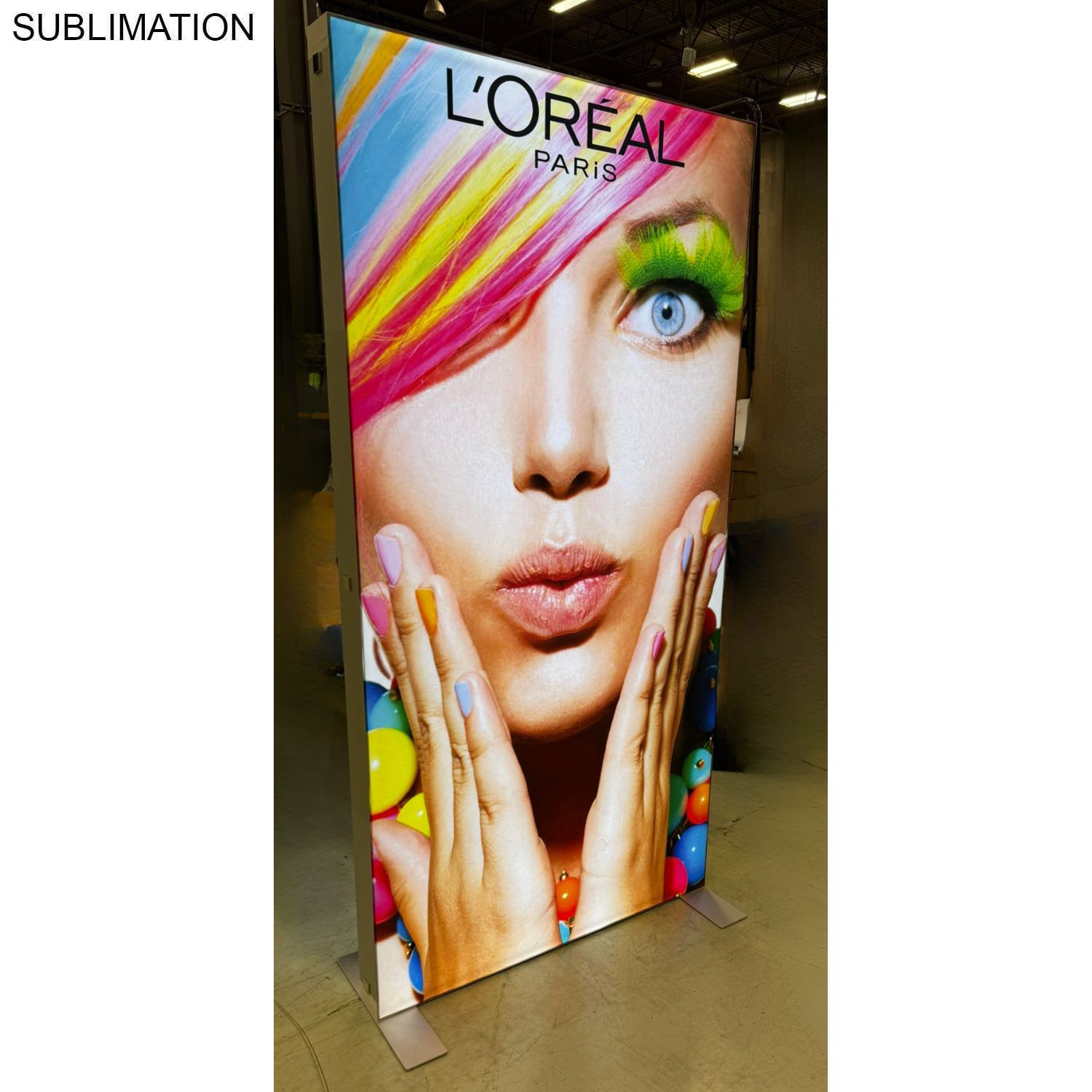LED Light Box Floor Display Banner Kit, 40" x 80", NO SETUP CHARGE 8