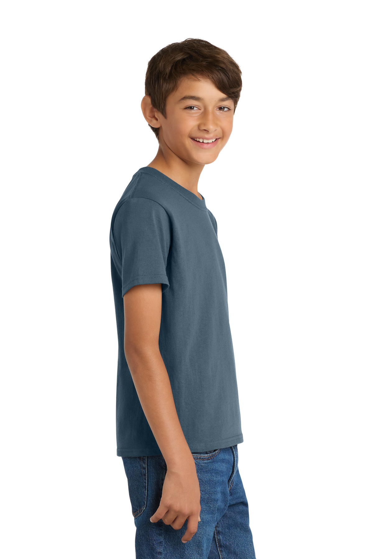 Port & Co Youth Core Cotton Tee. PC54Y 191
