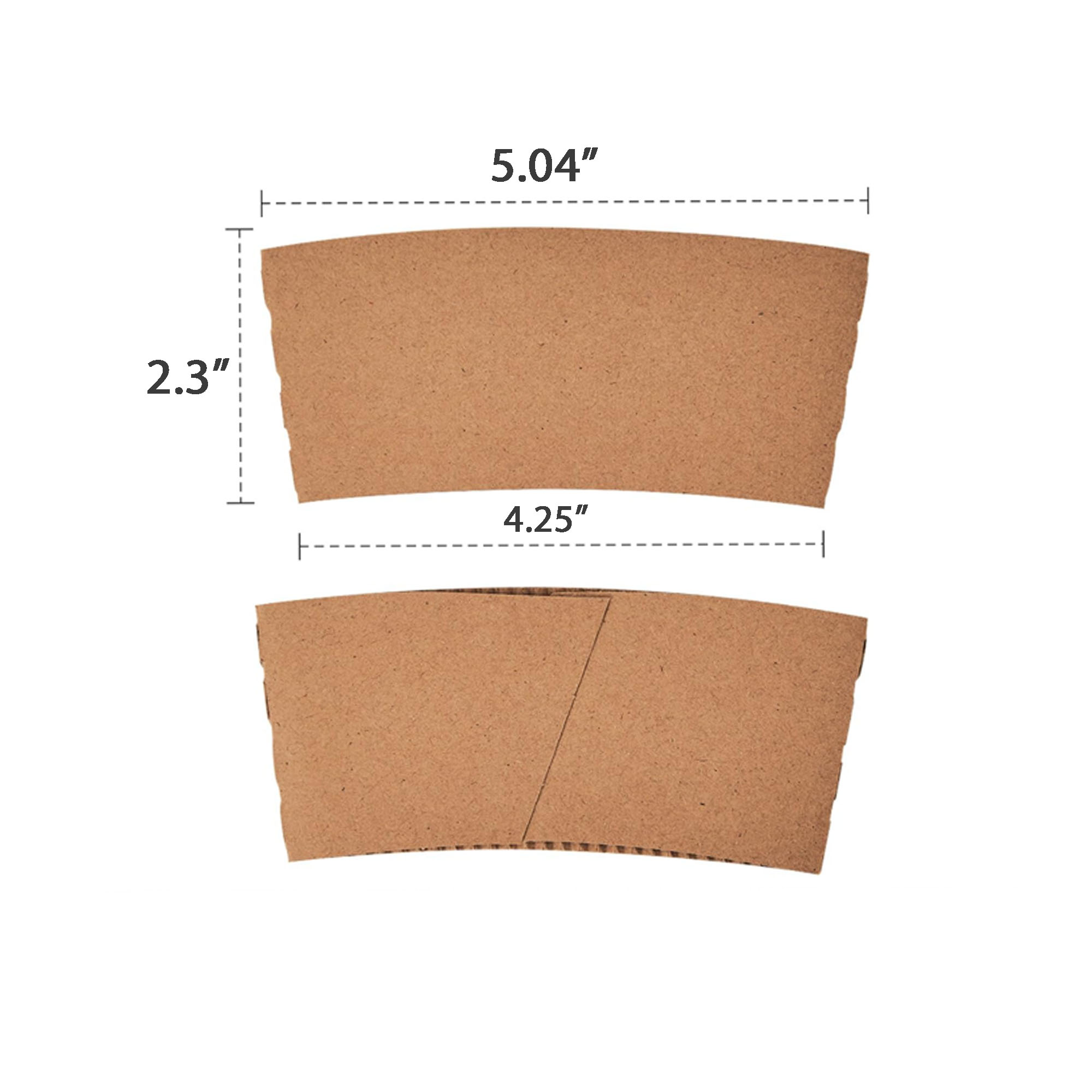 Customizable 16oz Disposable Coffee Cup Paper Sleeve 1