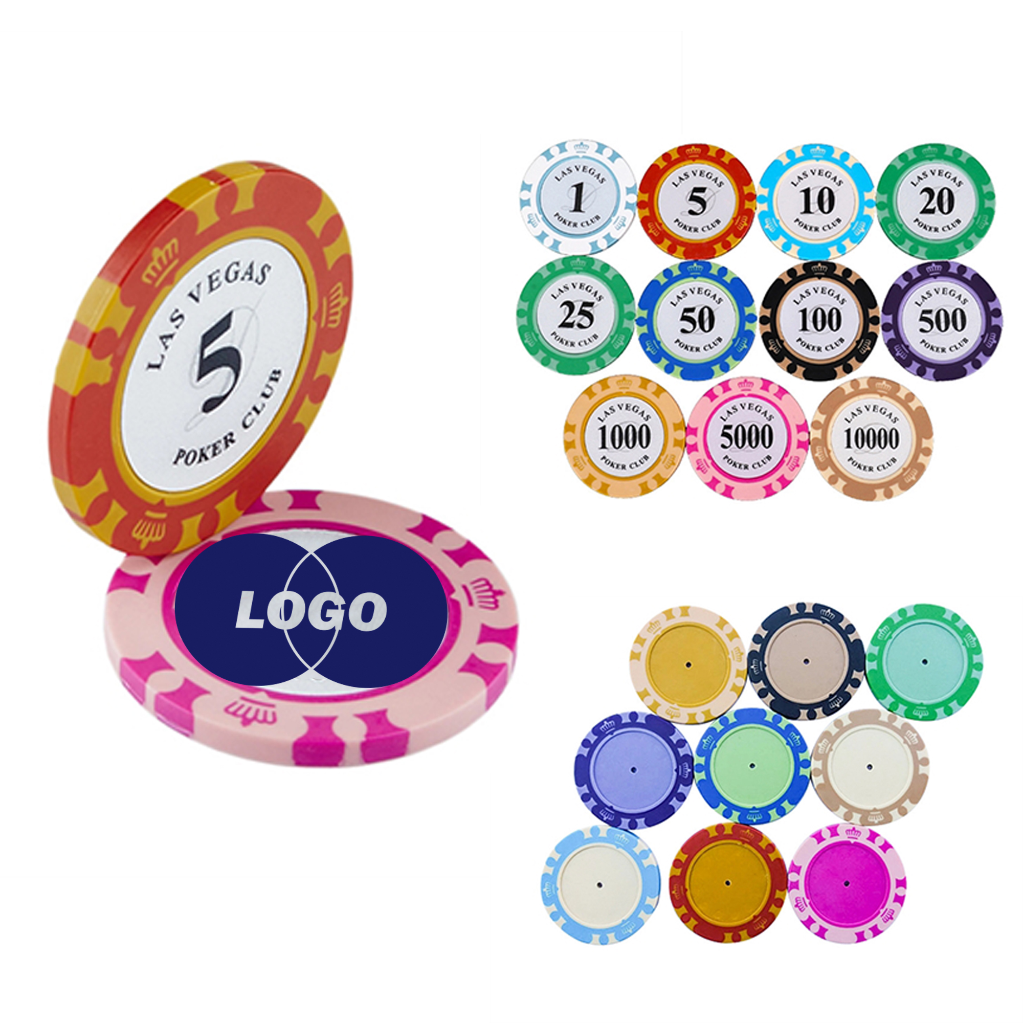 Durable Nash Clay Poker Chips 2