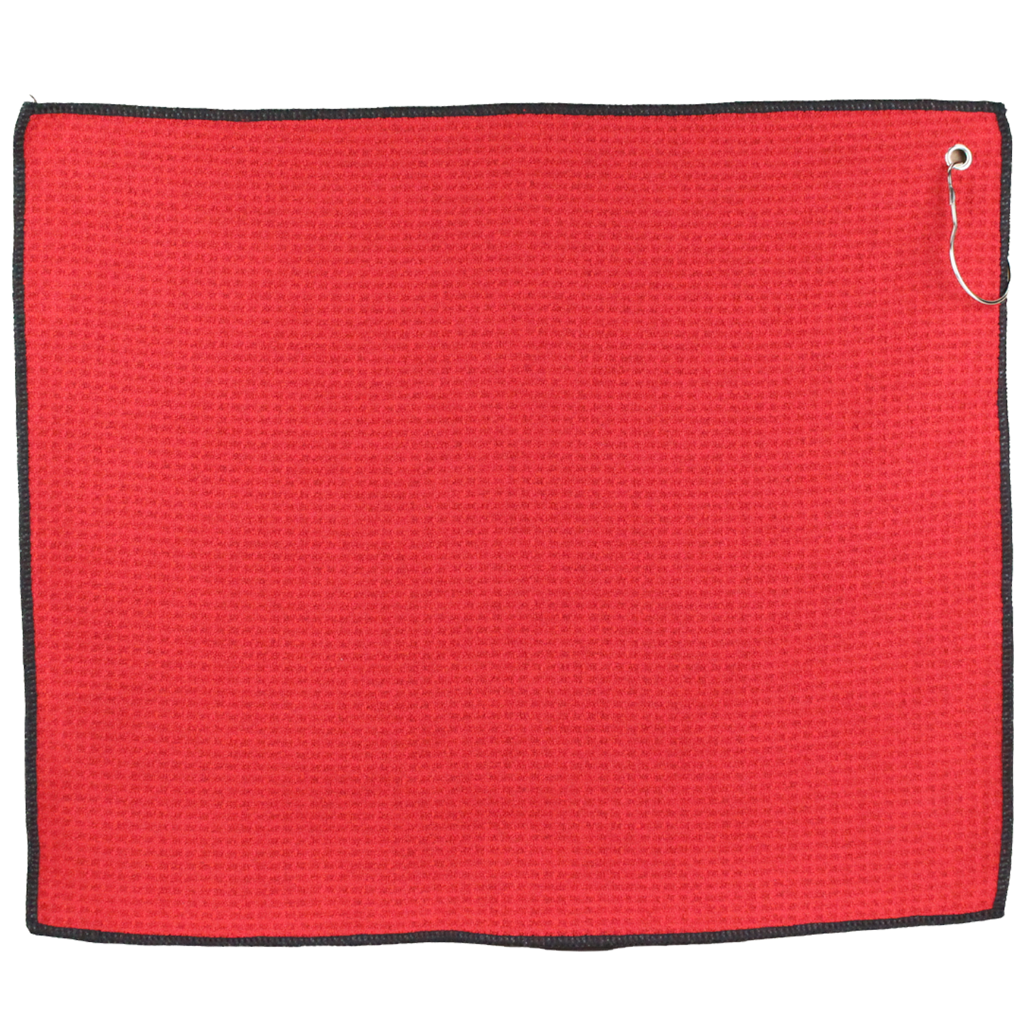 15" X 18" RPET Waffle Golf Towel with Hook & Grommet 1