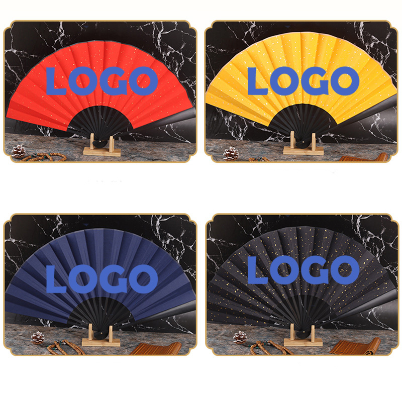 Color foldable paper fan 2