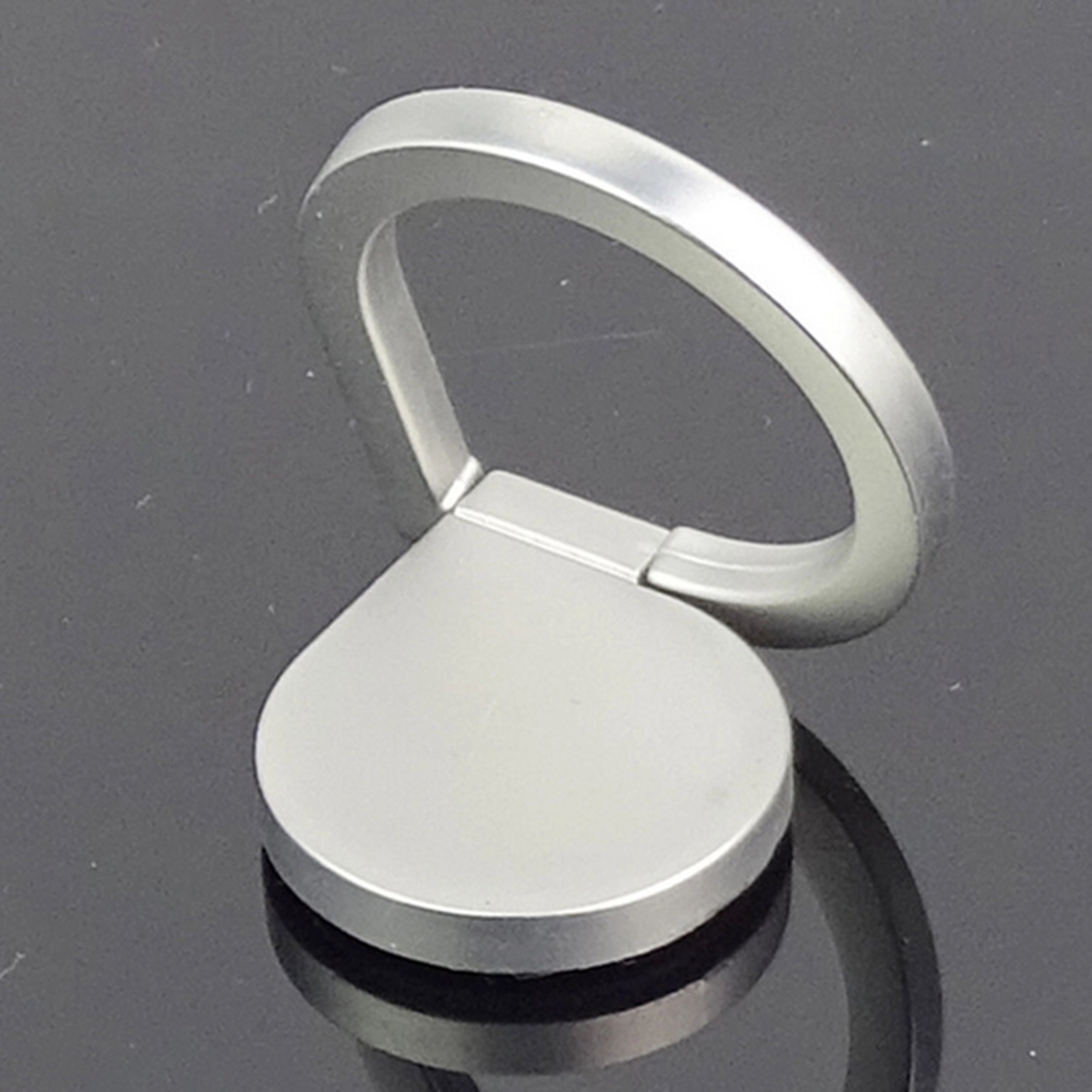 Cell Phone Ring Holder Stand with Polished Metal 5