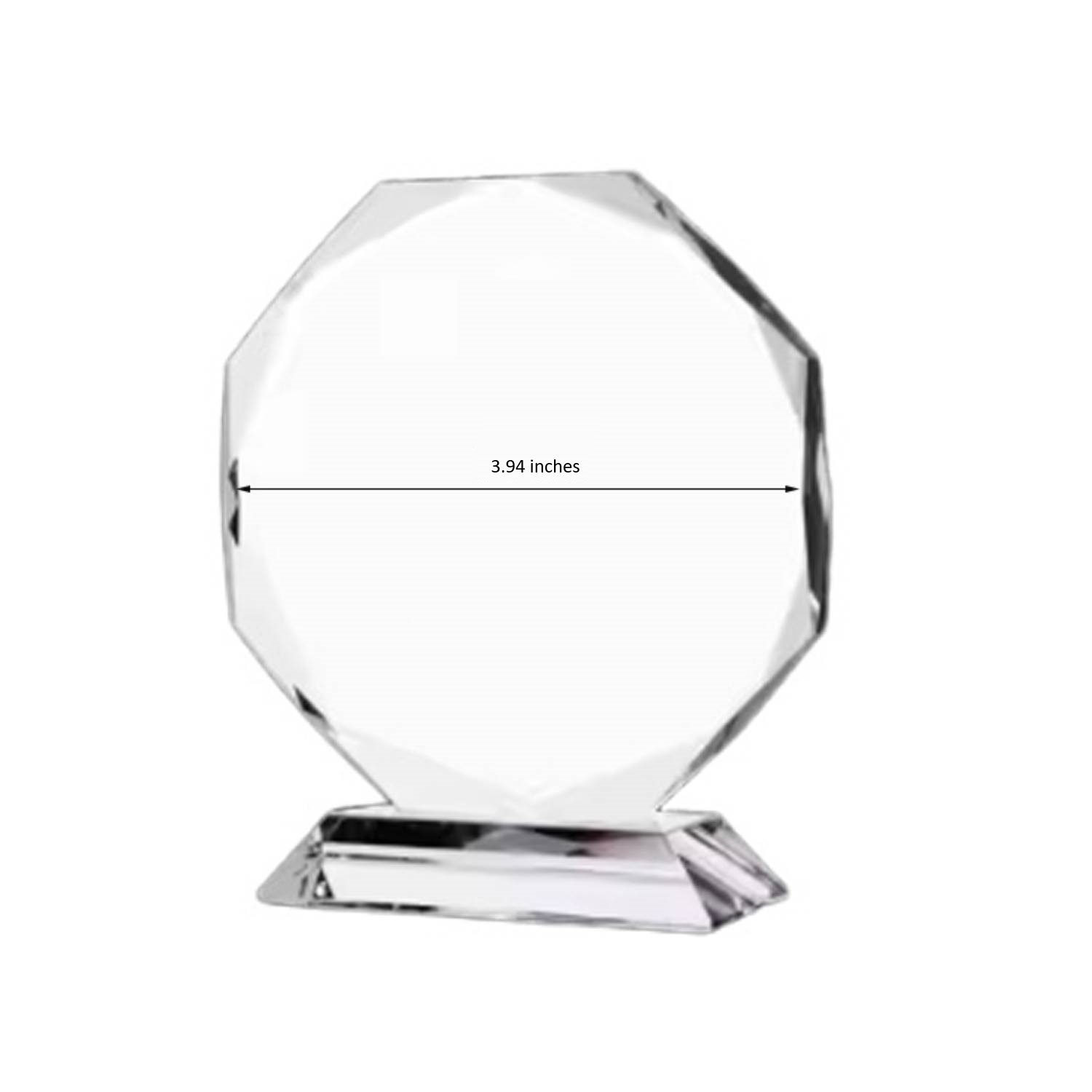 Crystal Transparent Award Trophy 2