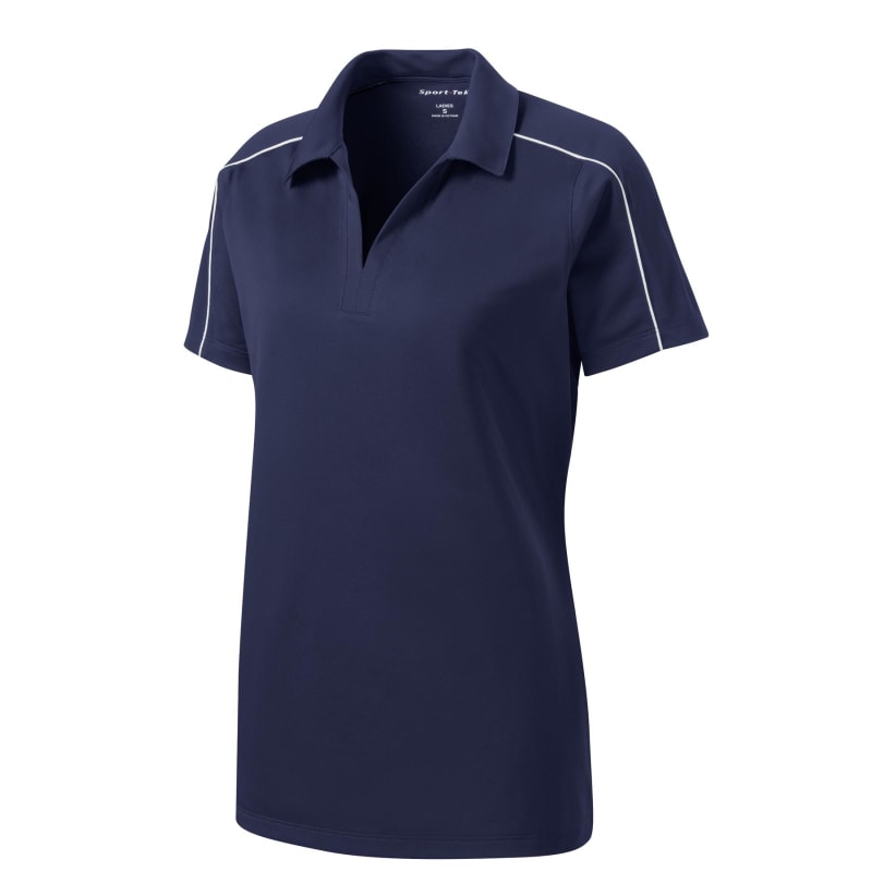 Sport-Tek Women's Micropique Sport-Wick Piped Polo. 31