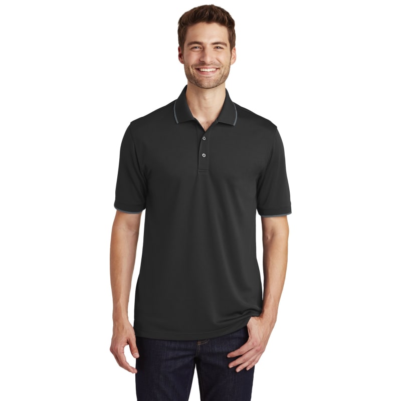 Port Authority Dry Zone UV Micro-Mesh Tipped Polo. 14