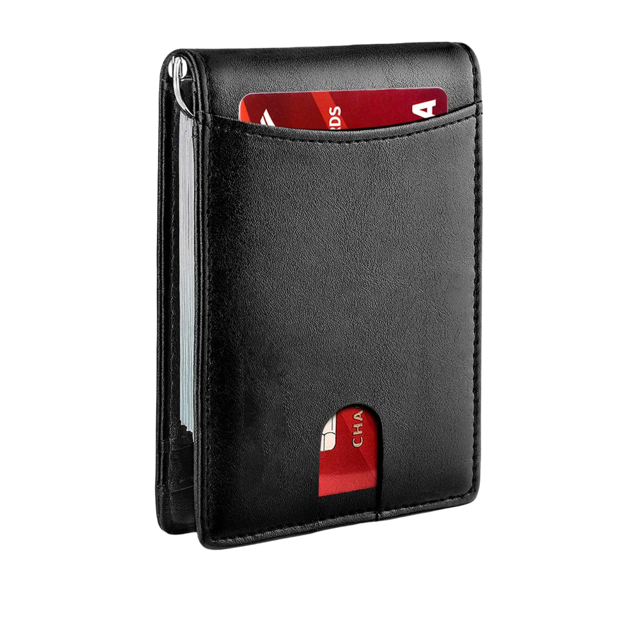 RFID Shielded Bifold Wallet - Genuine Leather & Durable 8