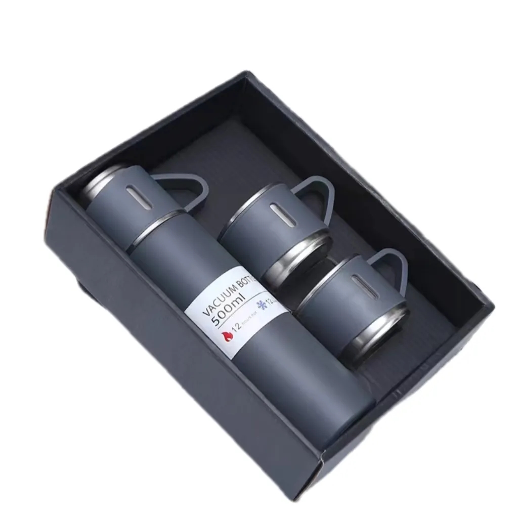 17OZ Thermos Set with Two Small Cups 6