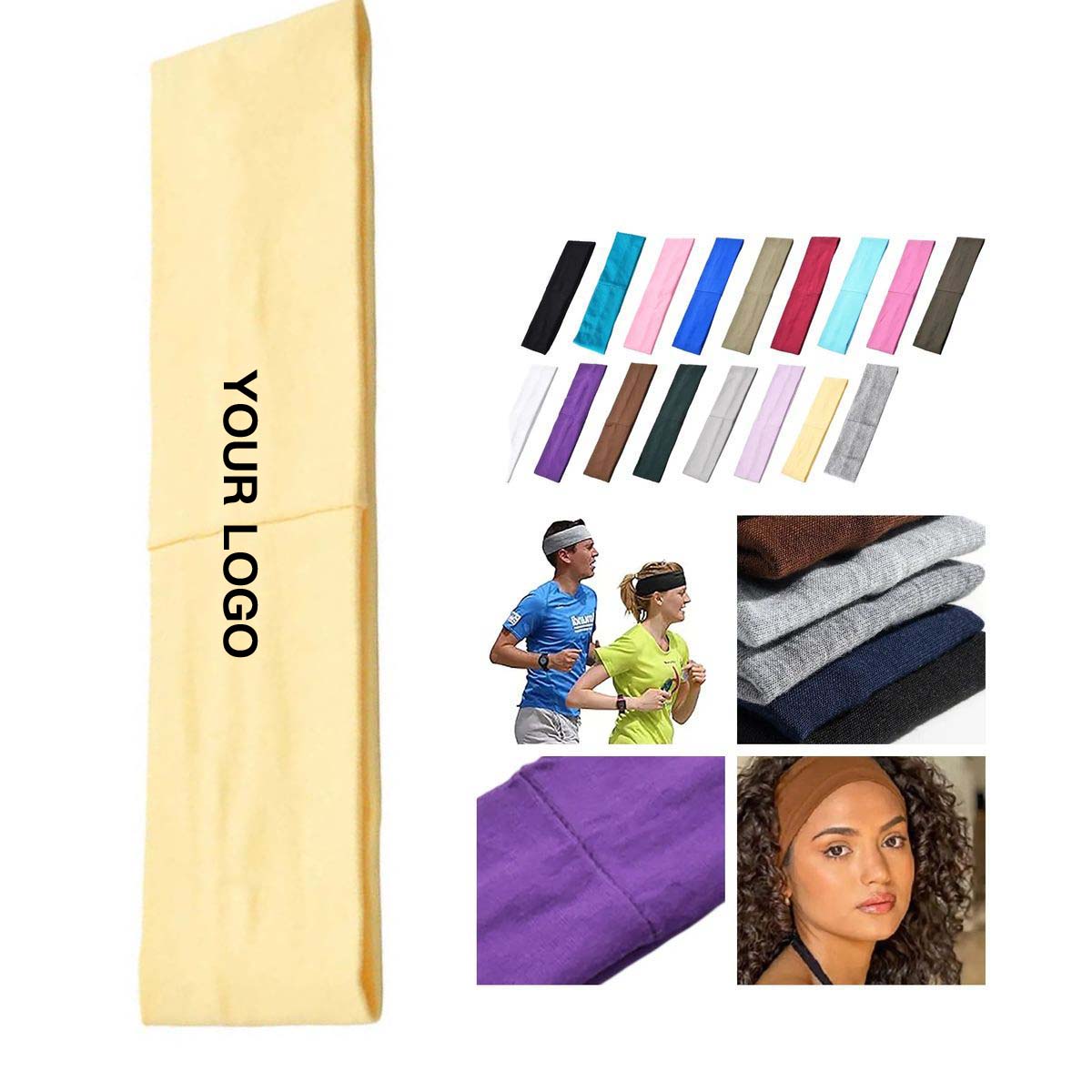 Stretchable Workout Headband for Sports and Yoga 6
