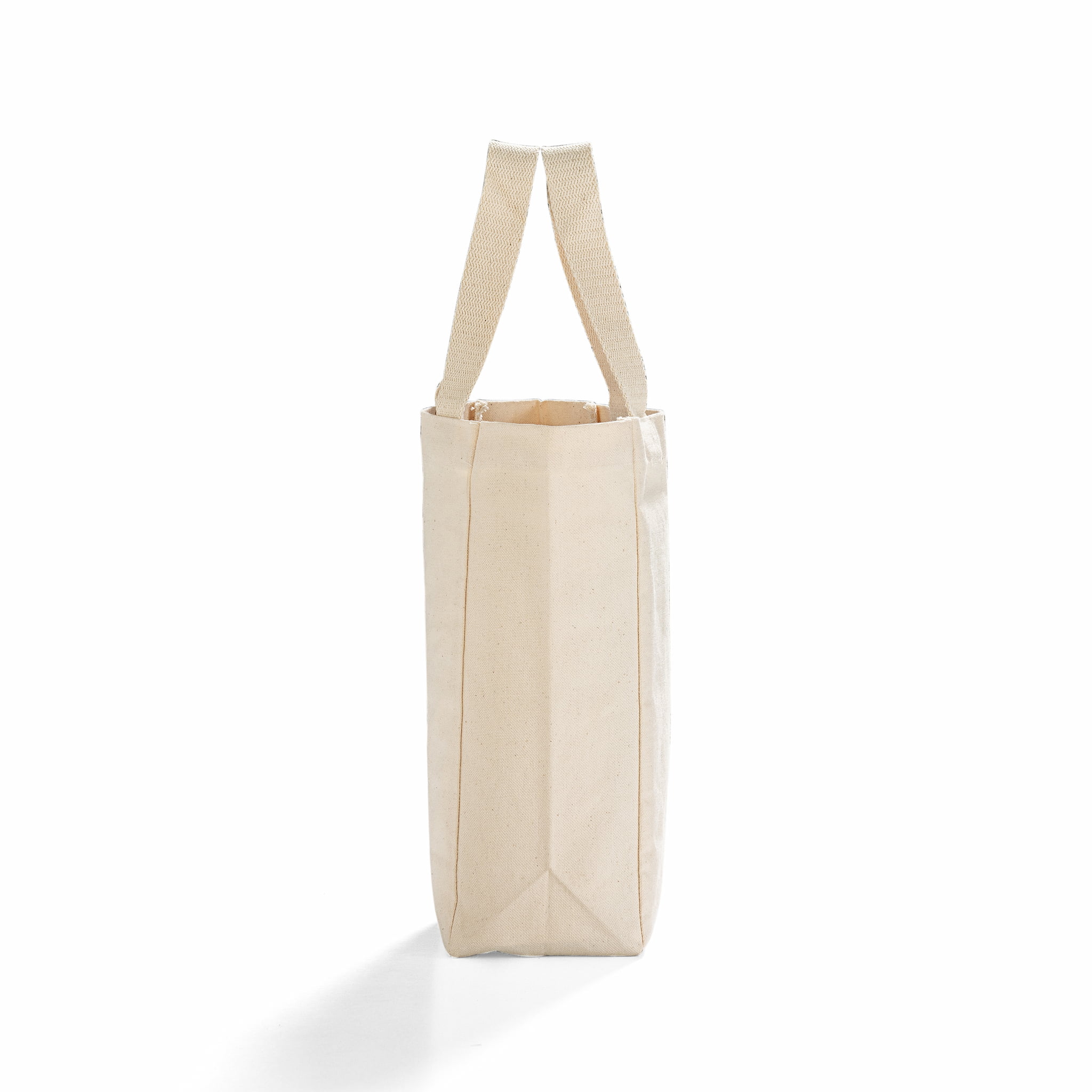 Canvas Double Wine Tote Bag, custom tote bag with logo imprint 3