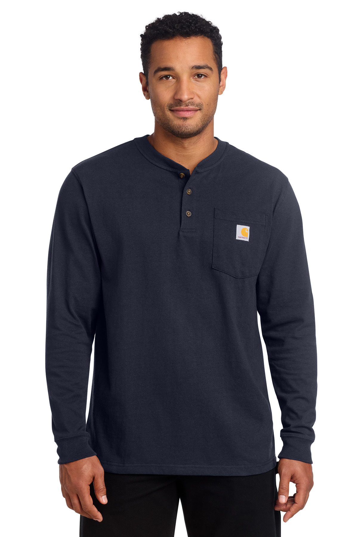 Carhartt Long Sleeve Henley T-Shirt CTK128 15