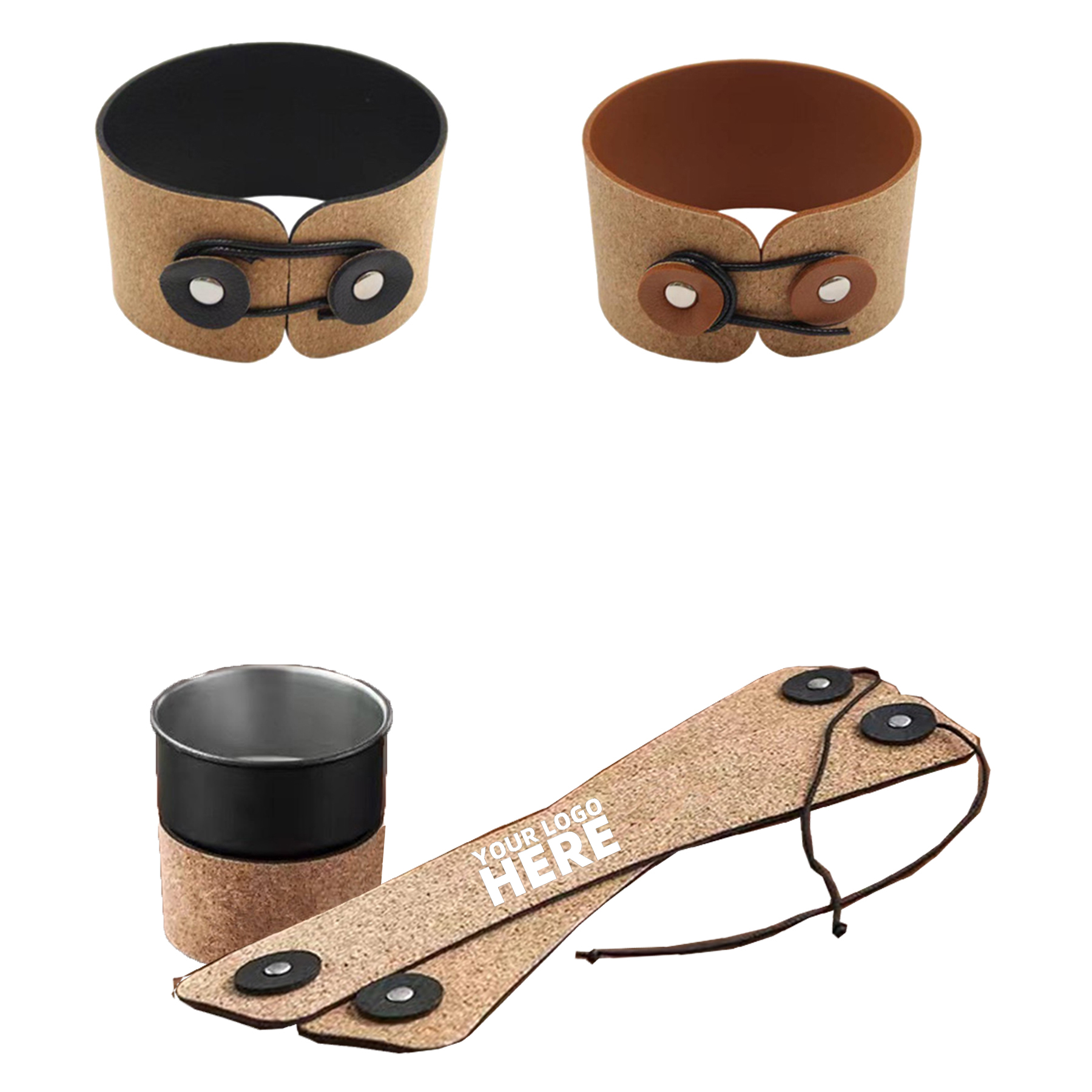 Leather Coffee Cup Sleeves 2