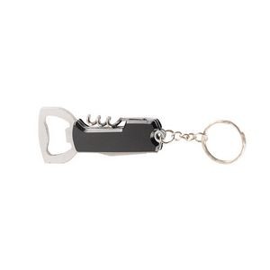 Versatile Multifunction Steel Bottle Opener With Key Ring 6