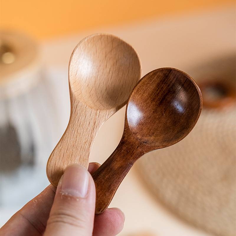 Japanese-Style Beechwood Mini Spoon 7