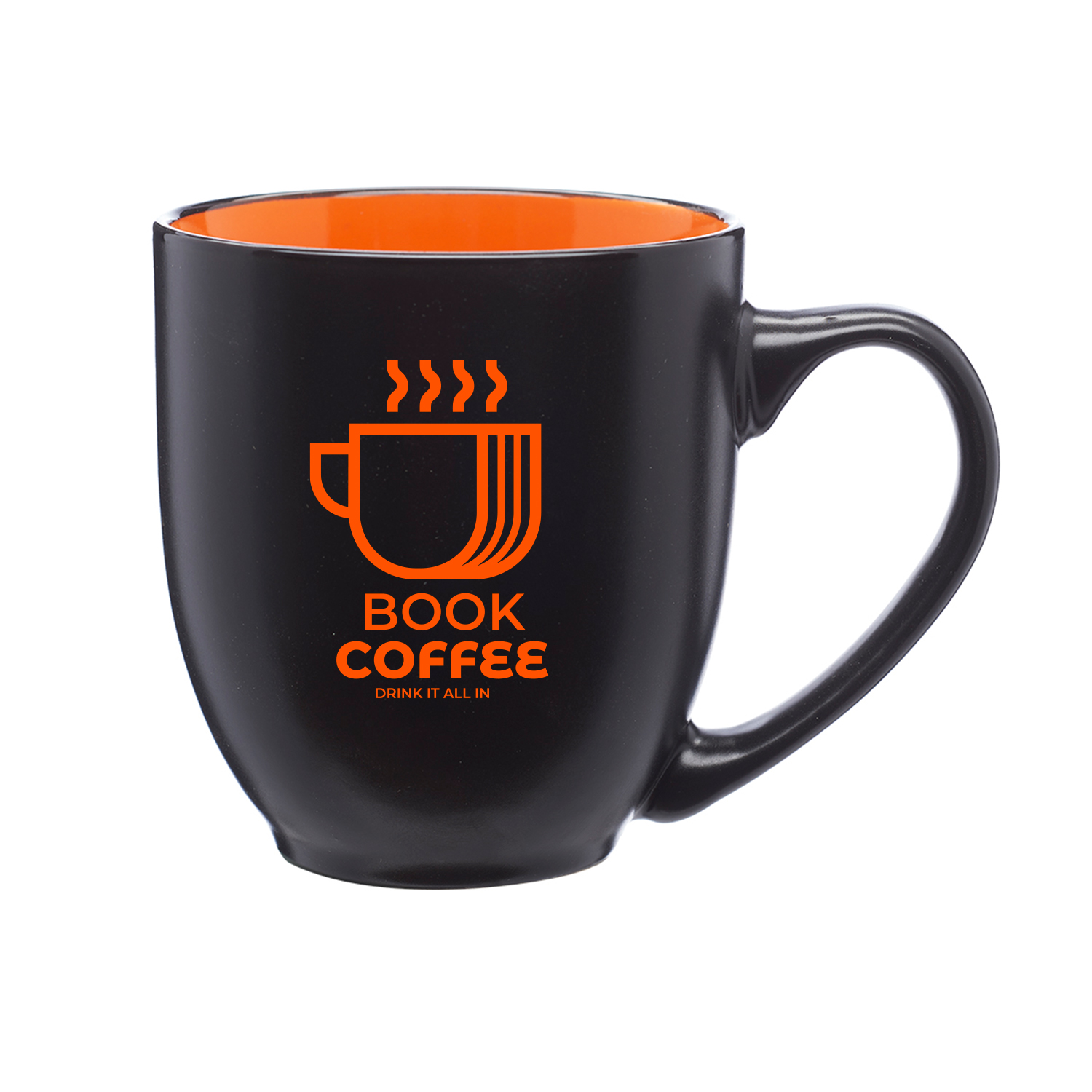 16 oz. Hidden Hue Ceramic Bistro Mug (2 Color Imprint) 1