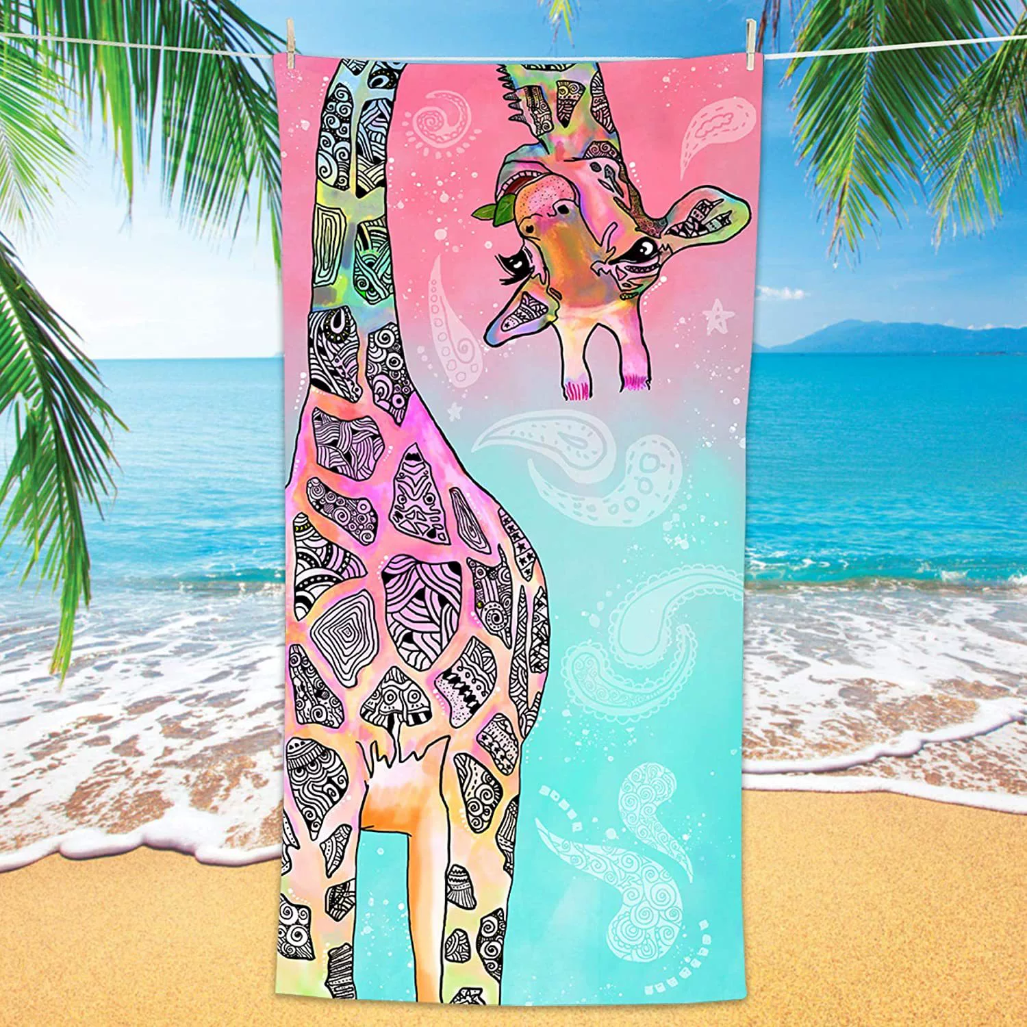 Microfiber beach towel 6