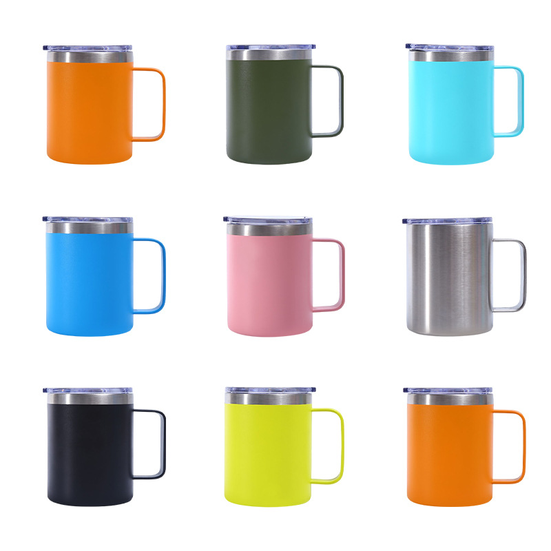 12 OZ Stainless Steel Mug with Handle 2